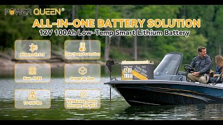 Unboxing Power Queen 12V 100Ah Group 31 Low-temp Smart