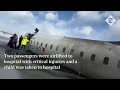 new footage of delta plane flip at toronto airport