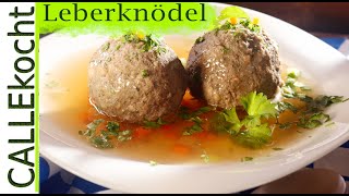 Leberknödel selber machen - Für Suppe oder auf Sauerkraut - Rezept