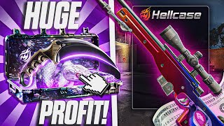 THE CASE BATTLE GAVE ME AWP FADE !!! - Hellcase promo code 2025