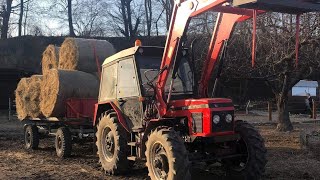 ZetorVlog/ Zetor 7745/ nakládaní balíků sena na vlek BSS 7 T/GoPro H9/ 26.3 2021