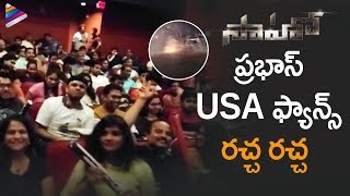 Prabhas Saaho Movie Craze in the USA | Saaho Latest Telugu Movie | Shraddha Kapoor |Telugu FilmNagar