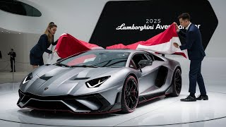 The New 2025 Lamborghini Aventador Finally Unveiled: Unveiling the Next-Gen Supercar!