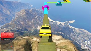 WORLD'S MOST IMPOSSIBLE CAR RACE! GTA 5 Funny Moments