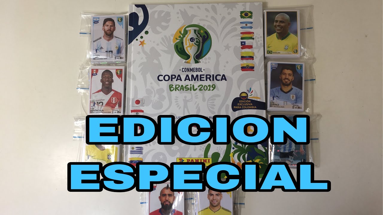 Unboxing De El Album Panini Copa America Brasil 2019 - YouTube