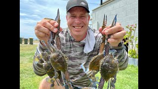 PTP Fishing  - Raking for Blue Swimmer crabs  - Port Vincent South Australia