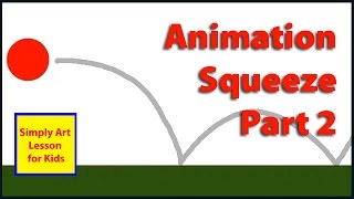 Bouncing Ball Animation Part 2 Squeeze