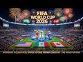 WORLD CUP 2026 OFFICIAL ANTHEM ⚽ Deep House Opening Ceremony Mix