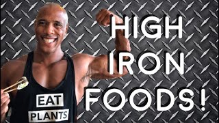 10 MOST EFFECTIVE HIGH IRON FOODS!