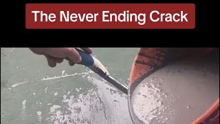 Never ending crack