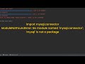 Pycharm error | ImportError: No module named 'mysql' - Episode 2