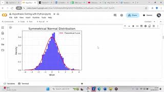 Create a normal distribution with Python