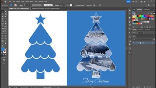 How to Create a Christmas Tree Collage in Adobe Illustrator