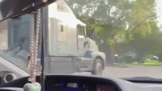 Woman takes action after spotting dad's stolen semi