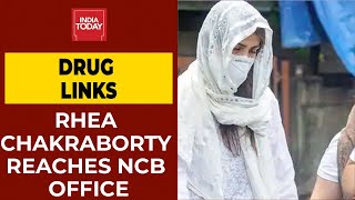 Rhea Chakraborty Reaches NCB Office, Set To Be Grilled | Exclusive Visuals | India Today