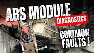 ABS Module Diagnostic for ABS Motor & Valve Relay Error | ABS Module Common Faults