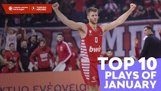 Top 10 Plays | January | 2022-23 Turkish Airlines EuroLeague