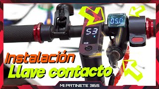 🛠 Instalación Llave de contacto + voltímetro 🛴 Patinetes Xiaomi M365 y otros