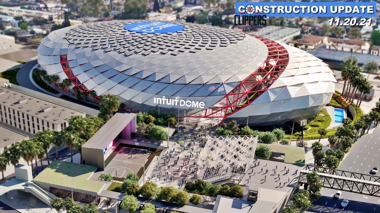 LA Clippers $2 Billion Intuit Dome Construction Update Inglewood 11.20. ...