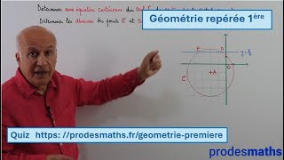 Géométrie repérée - Première - En 34'