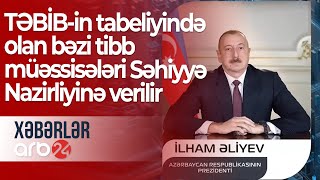 TƏBİB-in tabeliyində olan bəzi tibb müəssisələri Səhiyyə Nazirliyinə verilir – Xəbərlər