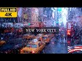 Rainy day in New York City 2023 (4K walking tour)