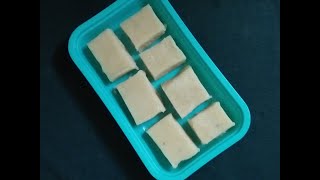 Maida based homemade white chocolate without milk