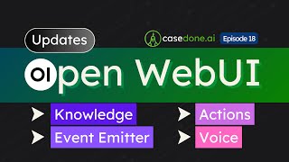 Open WebUI-Features Updates-Oct 24-Knowledge, RAG, Tools, Functions, Actions, Event Emitter, Filters