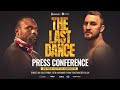 LIVE PRESS CONFERENCE! Derek Chisora vs. Otto Wallin | The Last Dance