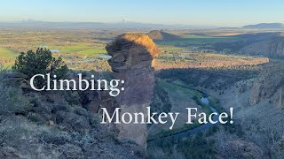 Rock Climbing the Monkey Face Pioneer Route at Smith Rocks!