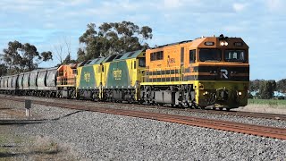 One Rail Australia at AWB Grainflow Dimboola.   02-08-21.