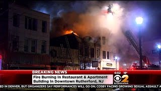 Fire Strikes Building In Downtown Rutherford