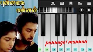 Punnagai mannan Theme | Kamal Hassan | Easy piano Tutorial | IlayaRaja | By Sundar.s