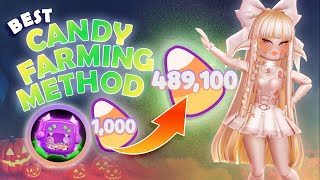 The BEST CANDY Farming Routine In Royale High! 🎃 Royalloween Candy Farming Routine Tips.