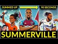 Everything West Ham Fans Need to Know About Summerville in 90 Seconds