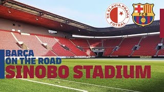 Inside Slavia Prague’s stadium | BARÇA ON THE ROAD