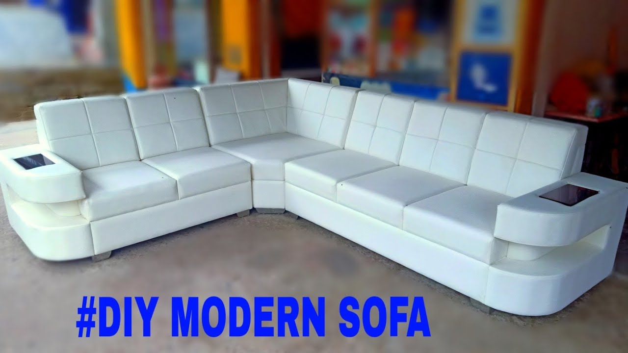 Diy Modular Sofa How To Make A Modern Sofa Youtube