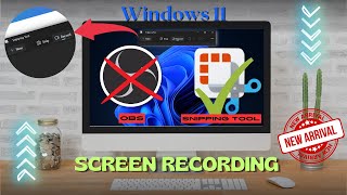 Windows 11 New Screen Recording In-Build Tool | Snipping Tool Screen Recording Feature