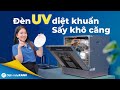 MÁY RỬA CHÉN nhỏ gọn có khả năng sấy tốt, được trang bị đèn UV diệt khuẩn