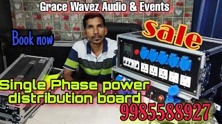 Sale Single Phase Power Distribution Board for Sound system Audio system Lighting system Dj