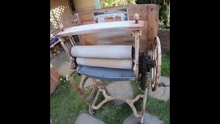 Restoration - Victorian Mangle - Start to Finish (with music)