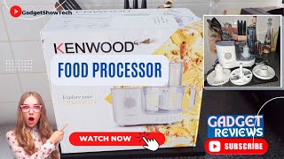 Chop it up easy with Kenwood Compact Food Processor Unboxing Review Demonstration