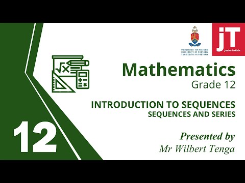 Gr 12 Sequences And Series 1 Introduction To Arithmetic Sequence