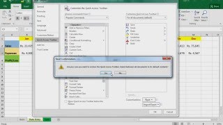 Microsoft Excel 2016 Basic Course - How to use Quick Access Toolbar