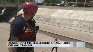 AFR holds annual flood channel rescue training