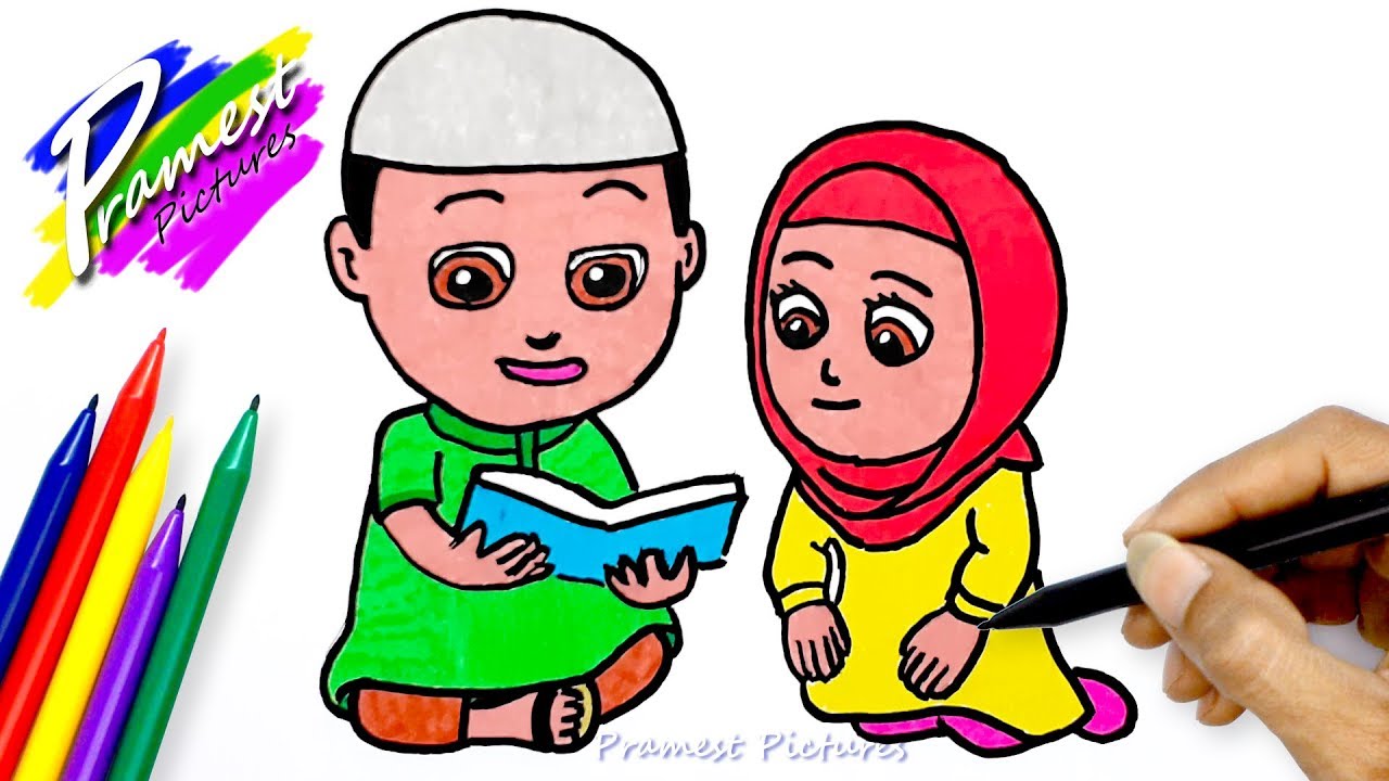 Nussa & Rara | Menggambar Dan Mewarnai Kartun Muslim - YouTube