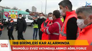 İBB olarak, kış şartlarıyla mücadeleye, tüm ekiplerimizle hazırız.