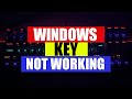 How to Fix Windows Key Not Working on Keyboard