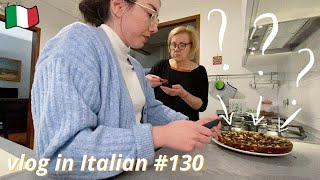 vlog in Italian: domenica abbiamo fatto il castagnaccio (ricetta autunnale tipica) 🌰 🍂 (subs)