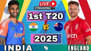 LIVE IND vs ENG 1ST T20 TODAY HINDI | live india vs england 1st t20 2025 | live ind vs eng